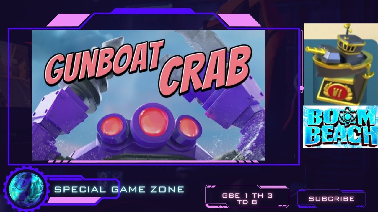 🔴BOOM BEACH! | GUNBOAT CRAB STAGE 135-200 AUGUST 2024 💥Mobile Gaming!!!!