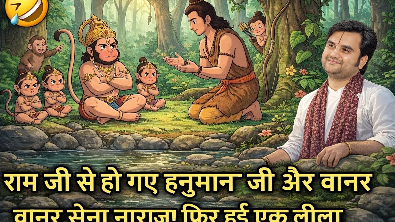 राम जी से हनुमानजी और वानर सेना हो गयी नाराज फिर हुई एक सुंदर लीला 
