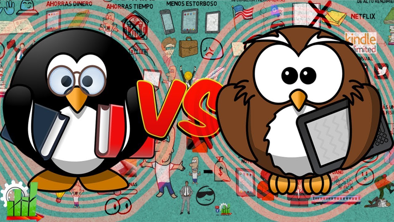 Libro digital vs libro físico - Cual es mejor? - animado