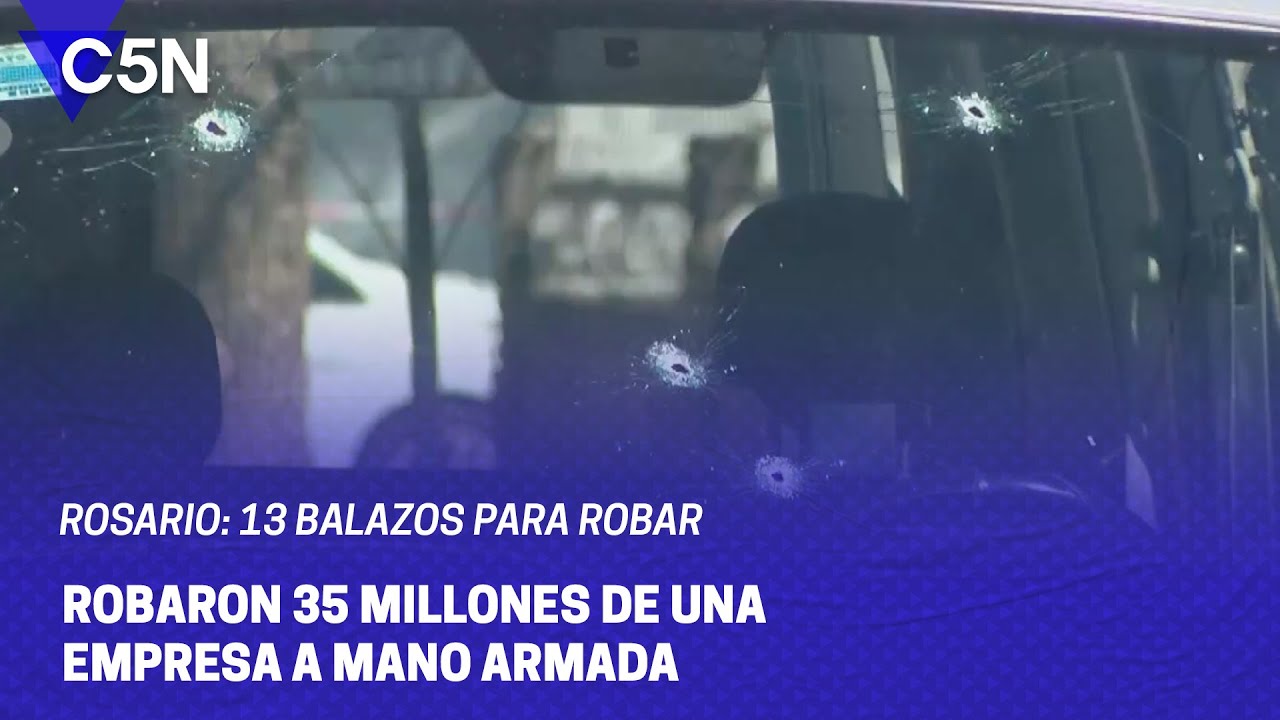 ROSARIO: ROBARON 35 MILLONES de una EMPRESA a MANO ARMADA