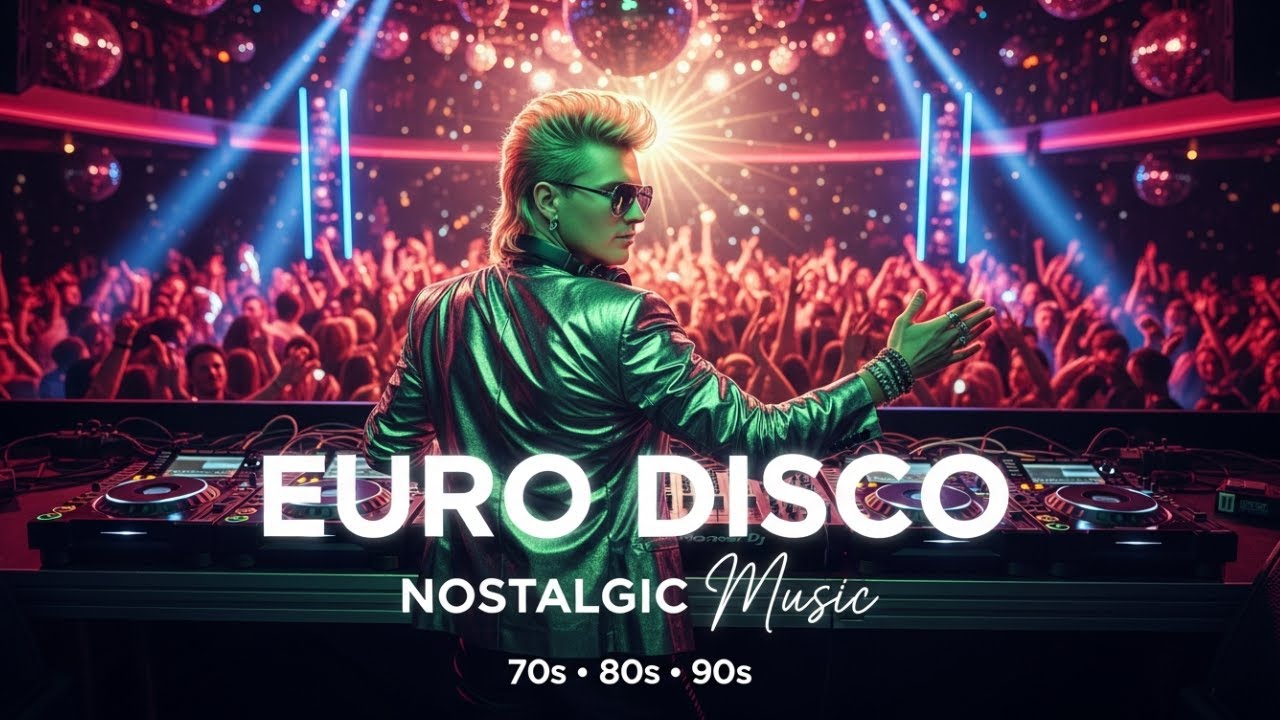 Euphoric Retro Euro Disco Night 80s | Nonstop Neon Dance Energy for Vintage Party Souls 🔥