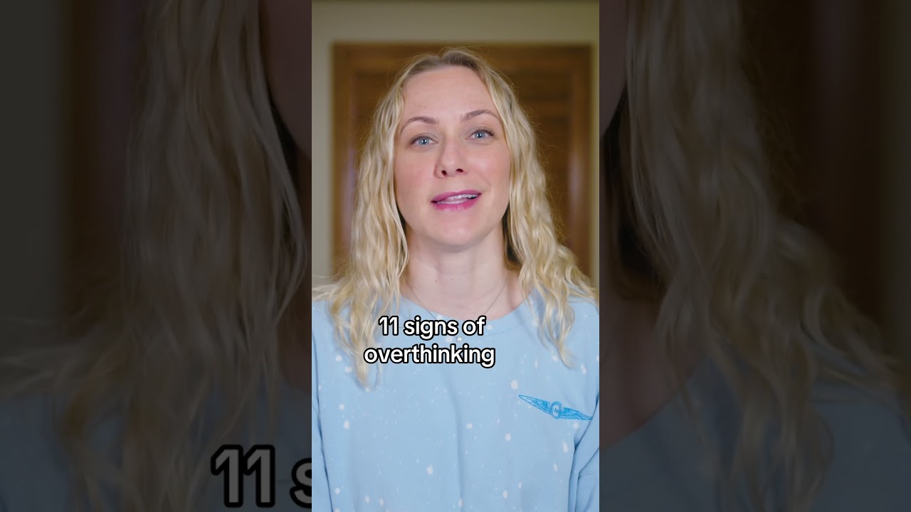 11 signs overthinking is disturbing your life. How to HEAL on LINKED VIDEO! #overthinking #anxiety
