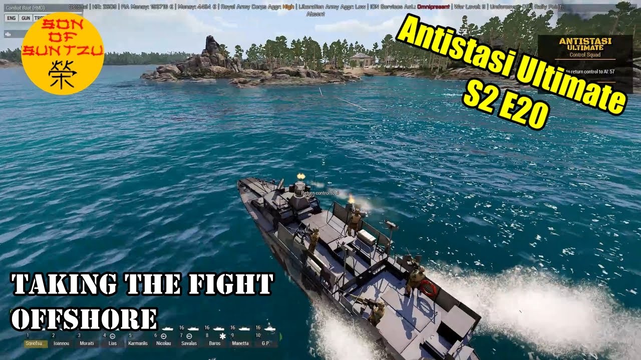 Antistasi Ultimate S2 E20 Fapovo Divide Shadows of Sahrani | Taking the Fight Offshore