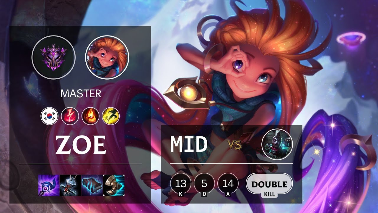 Zoe Mid vs Ekko - KR Master Patch 10.15