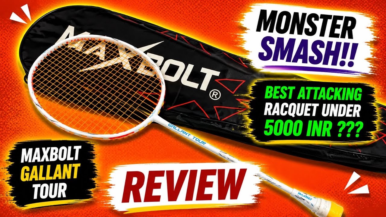 Maxbolt Gallant Tour Badminton Racquet review #badminton #badmintonequipment #badmintonlovers