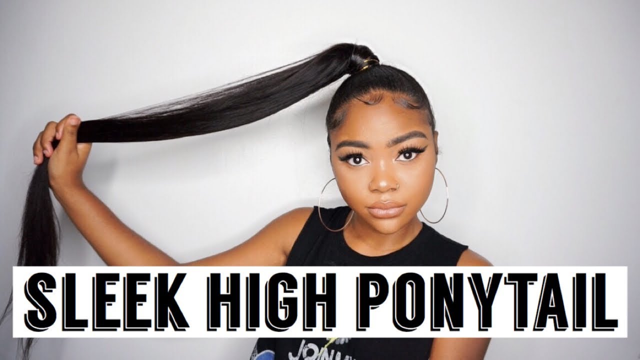 EASY Slick High Ponytail Tutorial ♡ ft. unice hair