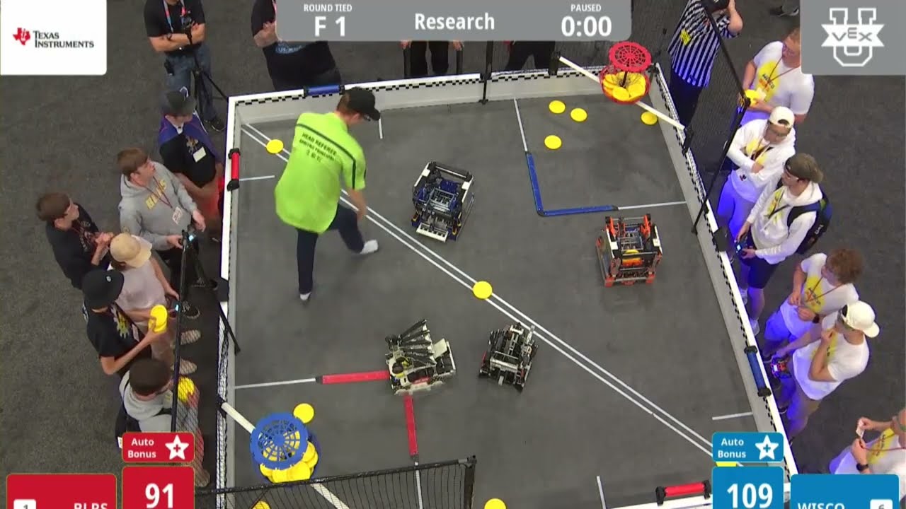 VEXU Worlds 2023 Research Finals, BLRS vs WISCO