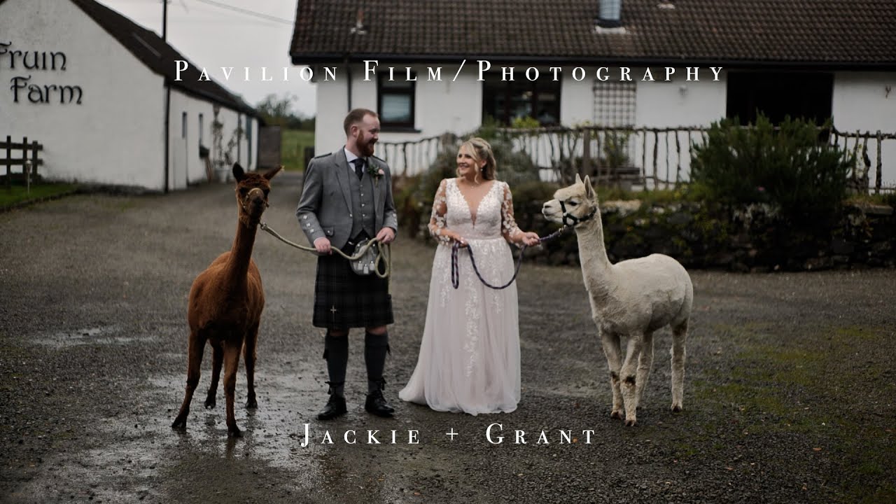 Fruin farm wedding video Jackie and Grant Highlights