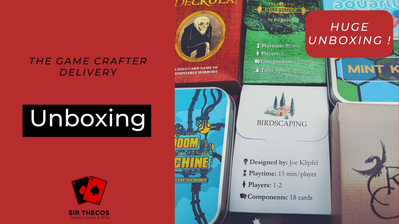 Huge Game Crafter Unboxing