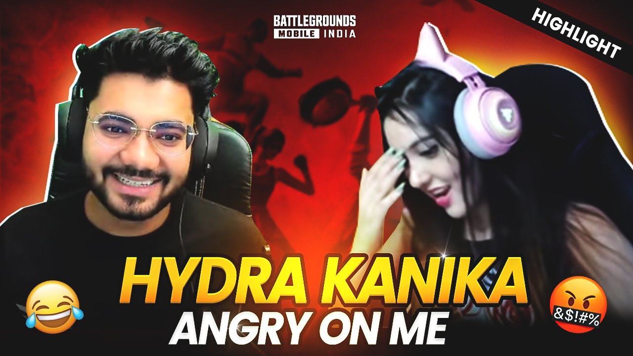 HYDRA KANIKA ANGRY on HYDRA ALPHA!😂|| HYDRA ALPHA BGMI FUNNY HIGHLIGHT! 😉