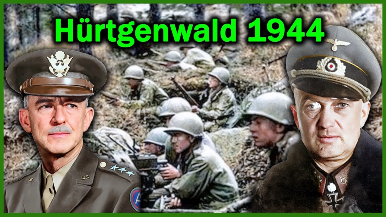 1944 Schlacht im Hürtgenwald - US-General Courtney Hodges vs. Generalfeldmarschall Walther Model