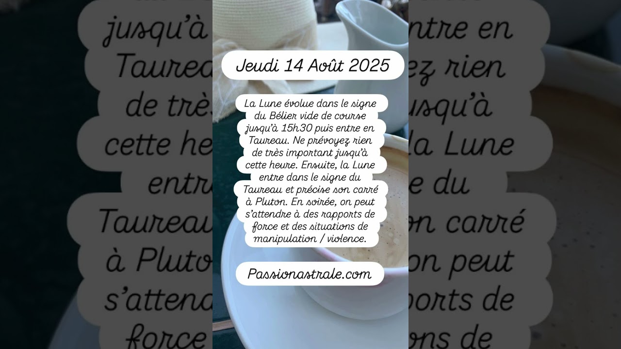 Tr&egrave;s belle journ&eacute;e #deryaastroyoga #astrologie #horoscope #jeudi
