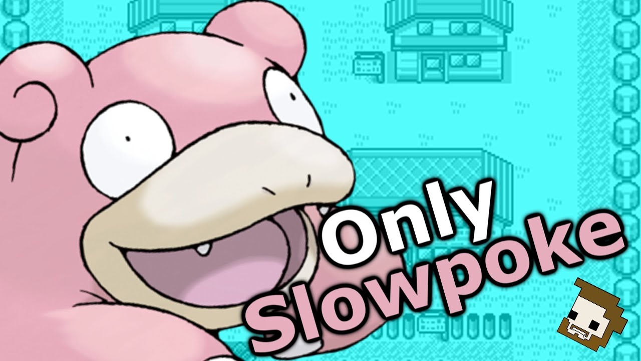 Can You Beat Pokemon Red/Blue with Just a Slowpoke? No Item Run