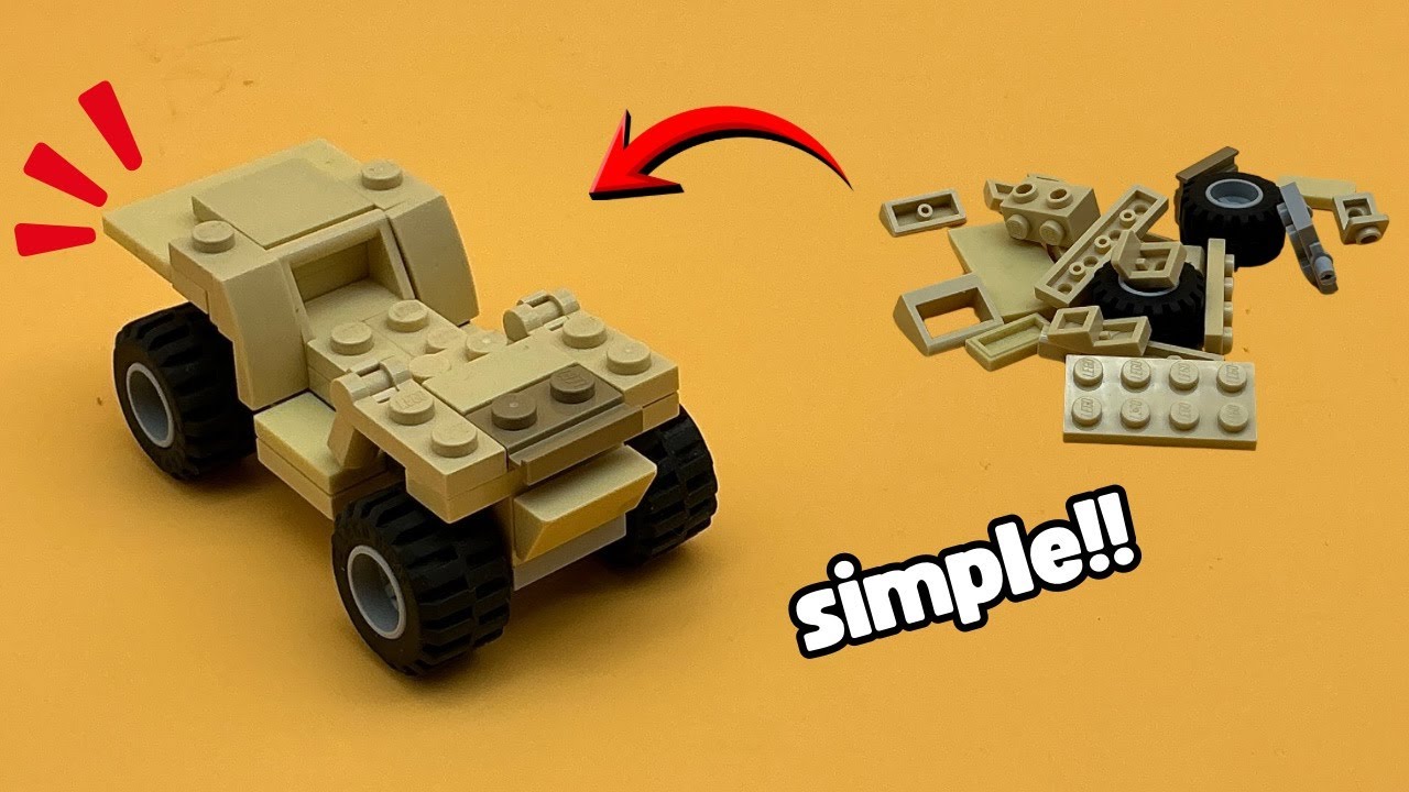 I built a military atv out of LEGO | super simple instructions!!