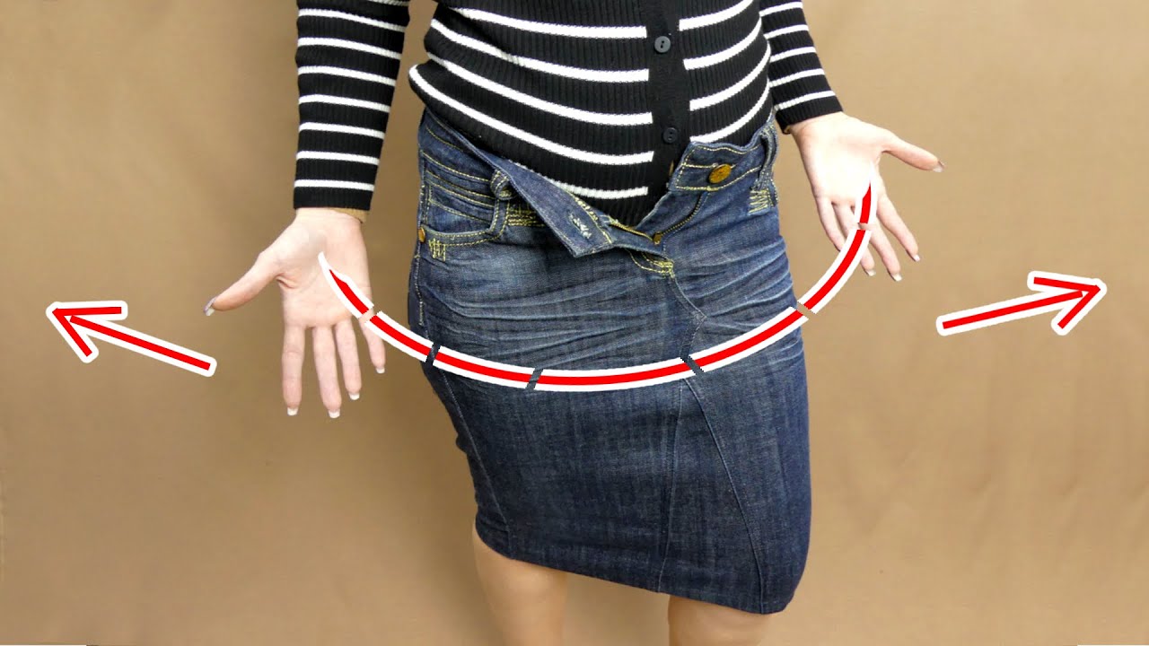 A useful trick  how to upsize the waistline of a skirt in 30 minutes