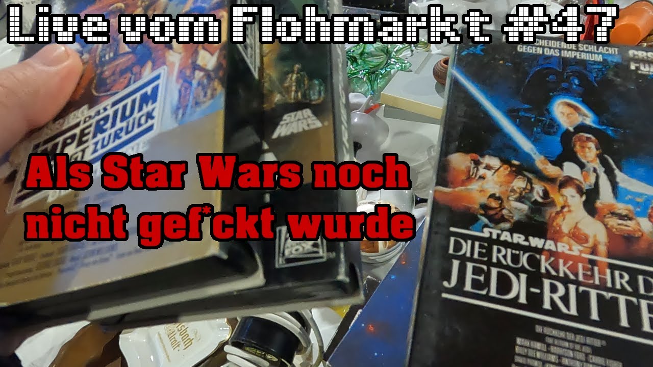 Früher hieß es Krieg der Sterne // Live vom Flohmarkt #47