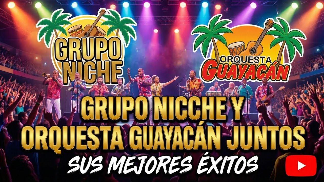 GUAYACAN Y GRUPO NICHE MIX (VIDEOS EN VIVO) DOS GRANDES DE LA SALSA