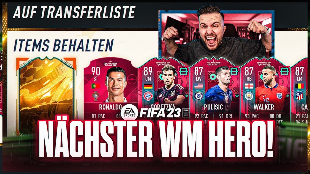 SIUUU 😍 N&auml;chster WM HERO GEZOGEN 🔥 FIFA 23: Path to Glory Team 2 Pack Opening