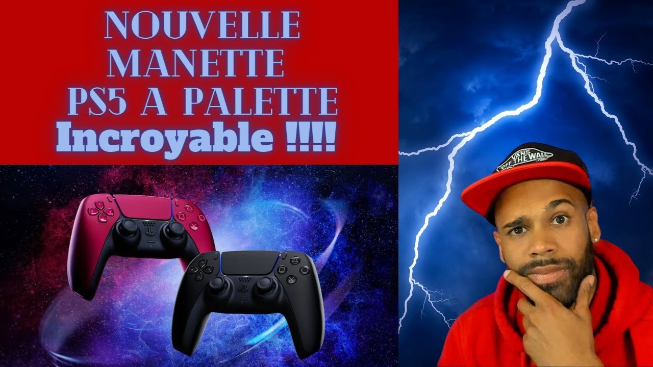 Nouvelle Manette a PALETTE  PS5 incroyable !!! Entièrement personnalisable.