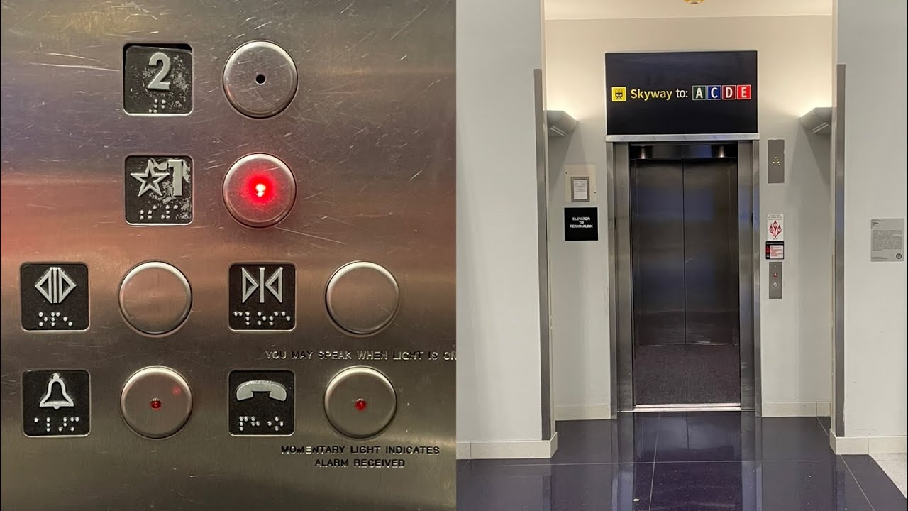MontgomeryKone Elevator @ Houston Airport Terminal B SkyWay - Houston, TX.