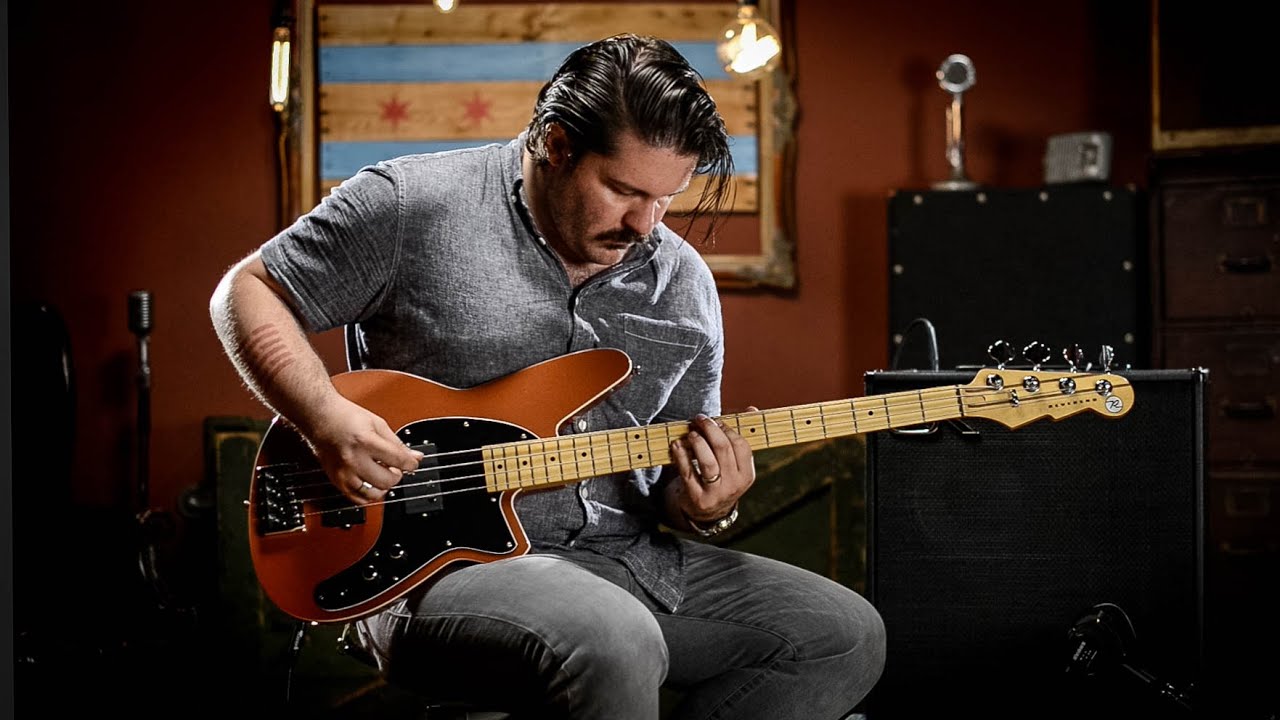 Reverend Mercalli 4 Bass Metallic Copper Fire | CME Gear Demo | Marc Najjar
