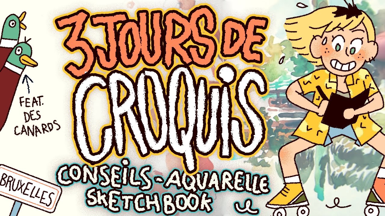 DESSINER PARTOUT : conseils et astuces ! ✍️ + balade à Bruxelles !🎨