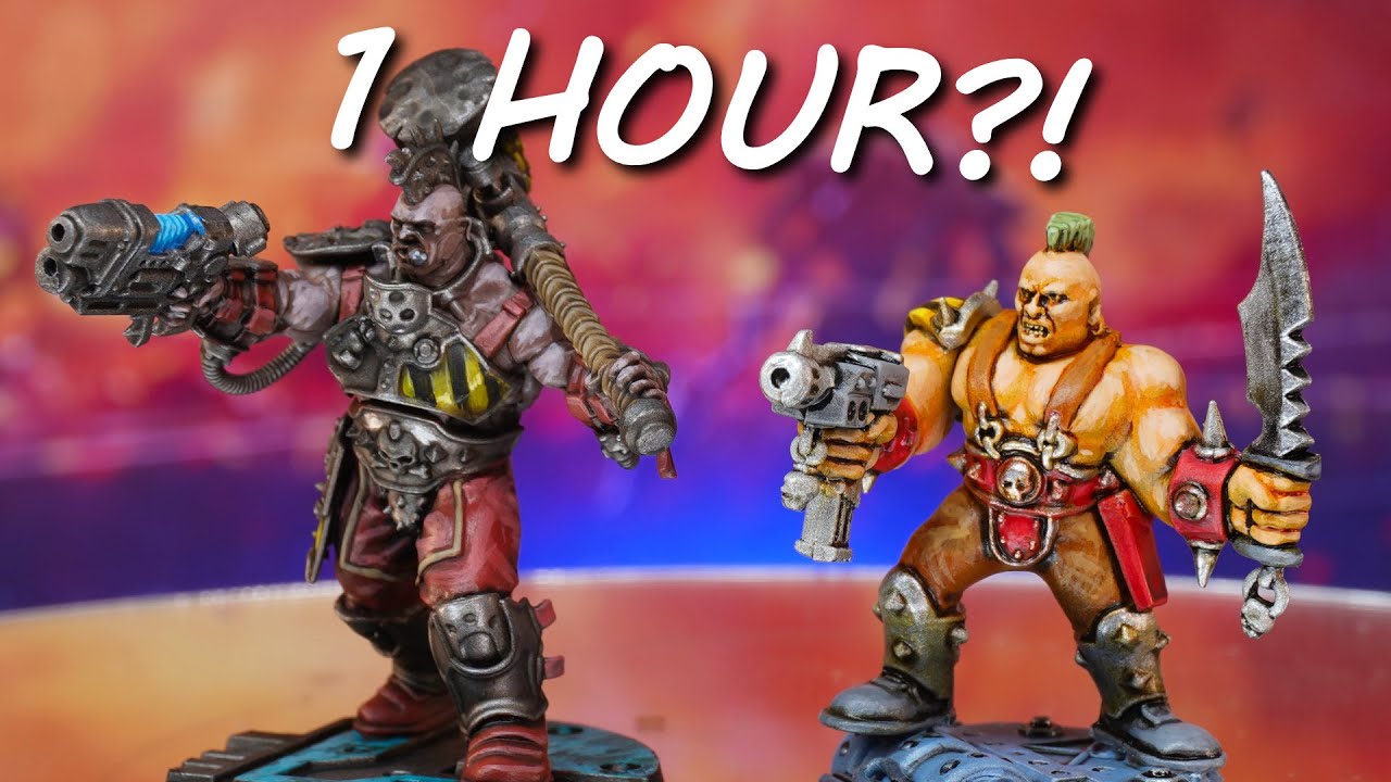 Можно ли нарисовать Warhammer в стиле Heavy Metal 90-х за 1 час?