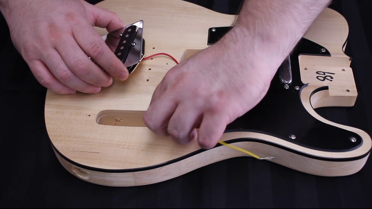 How to install the ground wire for SOLO TC DIY Guitar Kit Models