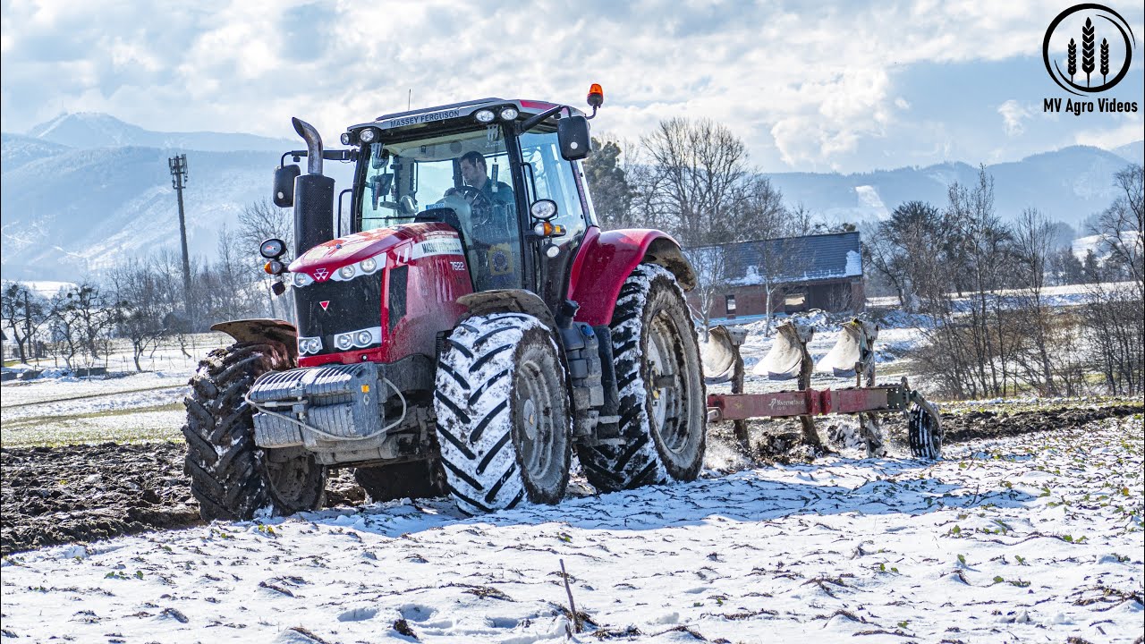 🥶❄️ ZIMNÍ ORBA 2021 🚜 / Massey Ferguson 7622 + Kverneland ED 85 / Frýdlantská zemědělská a.s. /