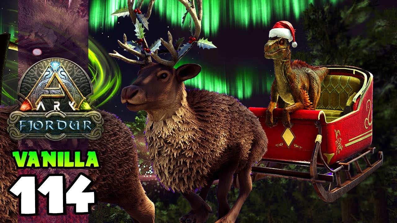 PRESENTES DE NATAL DO RAPTOR CLAUS!!! ARK: FJORDUR (VANILLA) 114