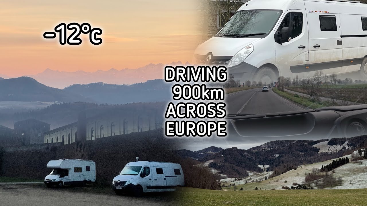 -12°C ACROSS EUROPE | 900KM ESCAPE!