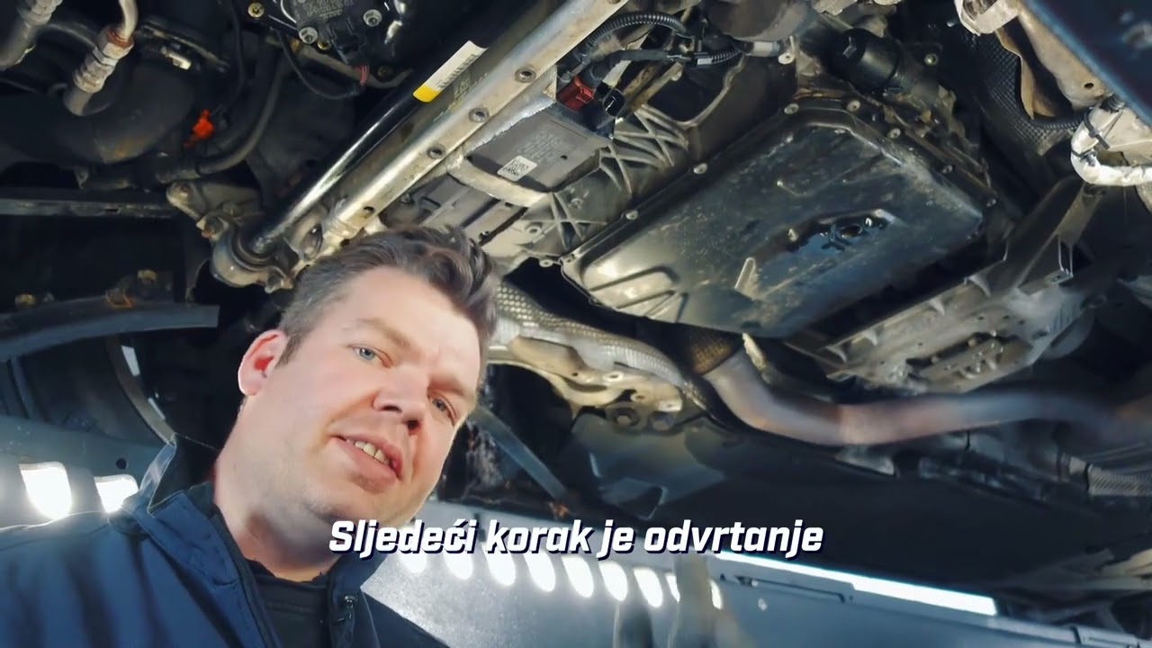 Jednostavno i brzo: zamjena ulja u automatskom mjenjaču Audi S-Tronic, 7-stupanjski DSG 0B5