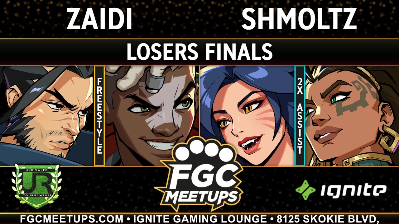 Zaidi (Ekko, Yasuo) vs ShmoltZ (Ahri, Illaoi) - FGC Meetups 116 LOSERS FINALS - 2XKO