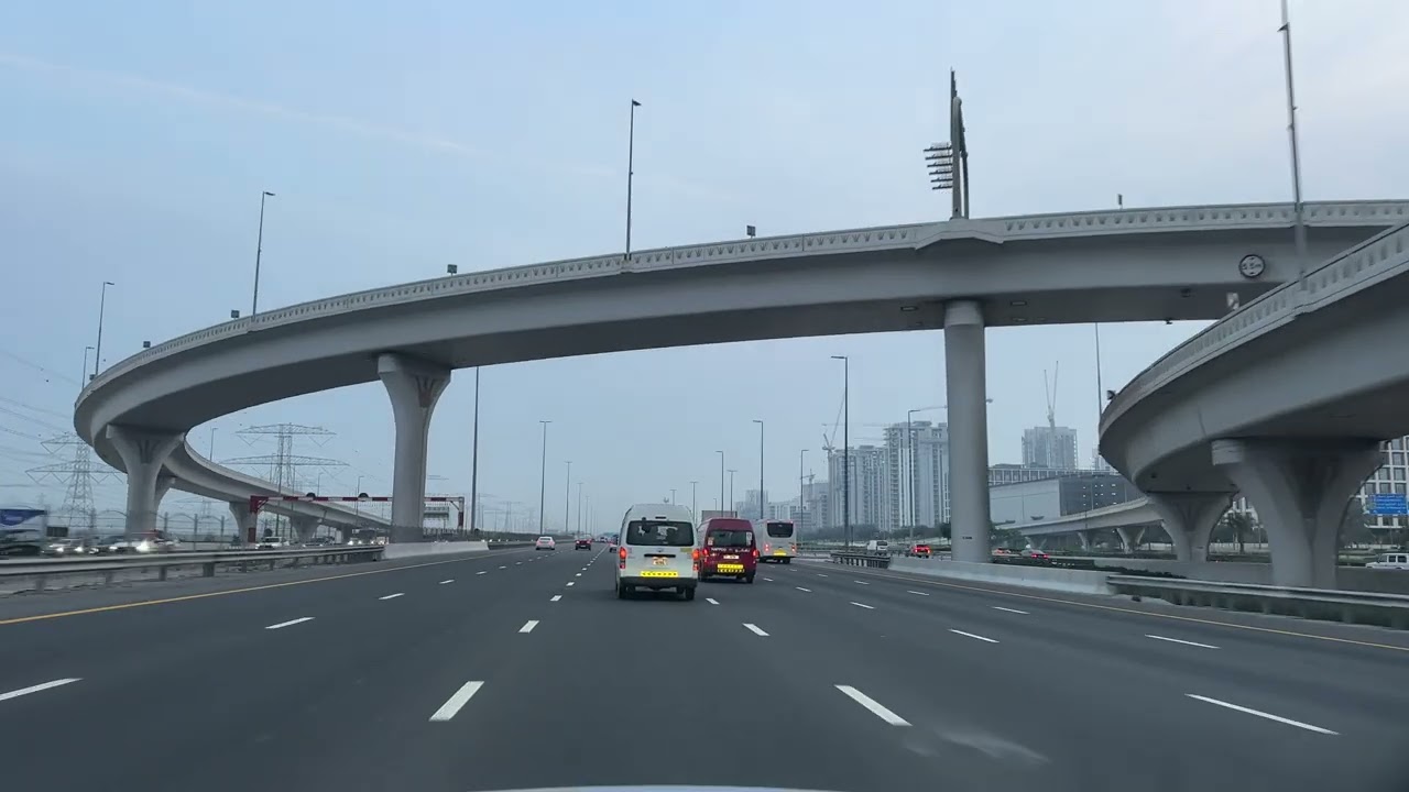 Epic Dubai Road Trip: SATWA to Dubai Internet City | Sheikh Zayed Road 4K Drive 7 December 2025