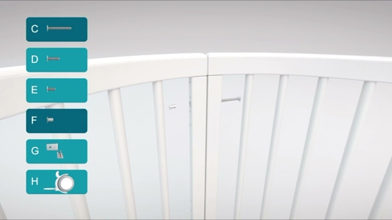 Comfy Baby Oasis Cot installation