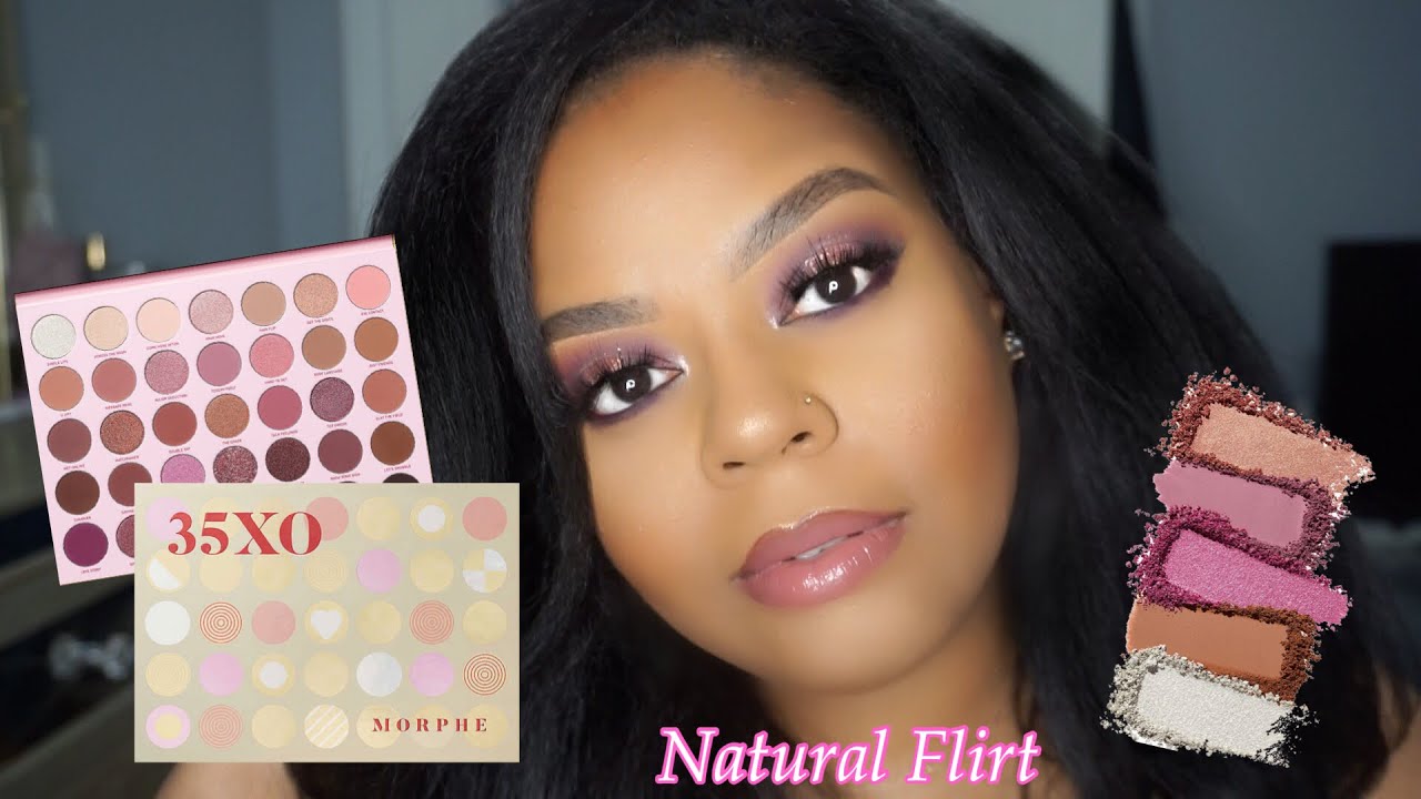 *НОВИНКА* Палитра теней для век Morphe 35xo Natural Flirt Artistry | Подходит для темнокожих деву...