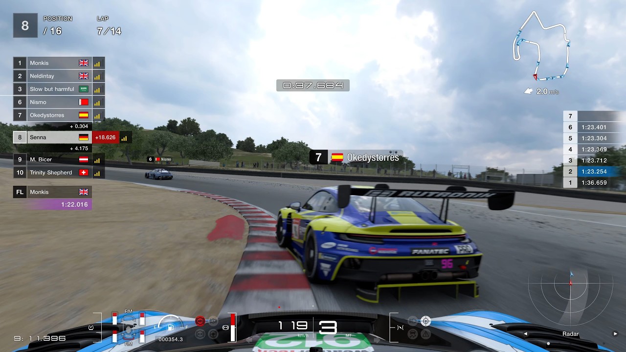 Gran Turismo 7 | Daily Race | WeatherTech Raceway Laguna Seca | Porsche 911 GT3 R (992) | DNF