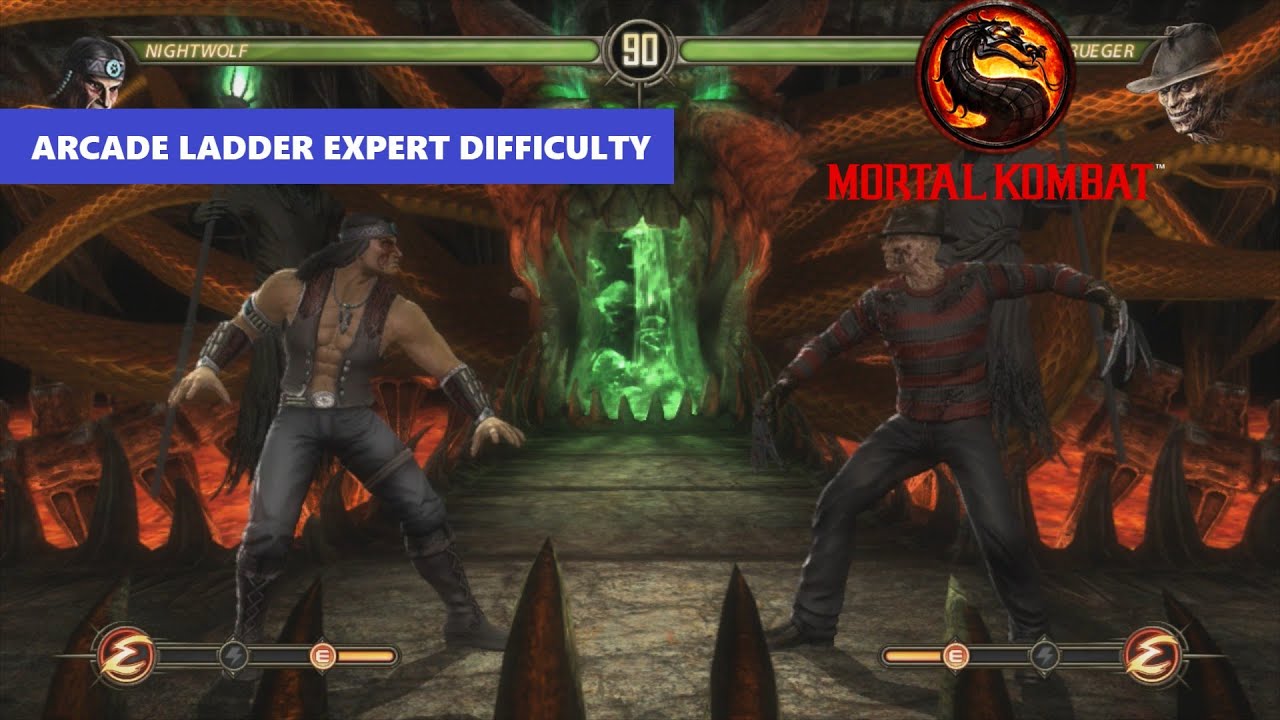 Nightwolf's Noble Spirit: Mortal Kombat (2011) Arcade Ladder Expert Difficulty