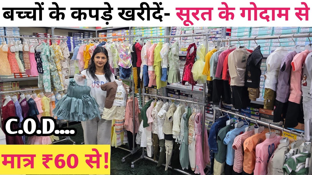 होलसेल रेट में खरीदें // BEST KIDS WEAR WHOLESALE IN SURAT,KIDS WEAR MANUFACTURER IN SURAT.