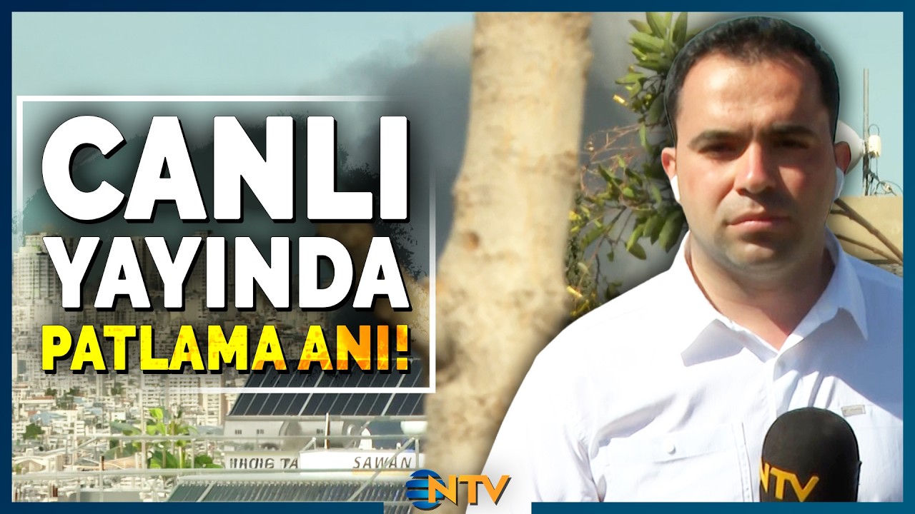 Son Dakika: Canlı Yayında Saldırı Anı! İsrail Beyrut'u Vuruyor | NTV