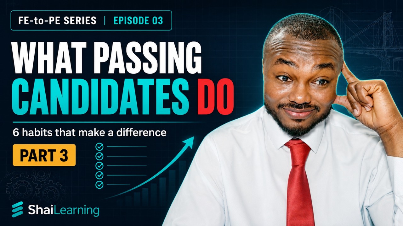 Part 3 - How to Pass the FE Exam - 6   Things Successful Candidates Do Differently