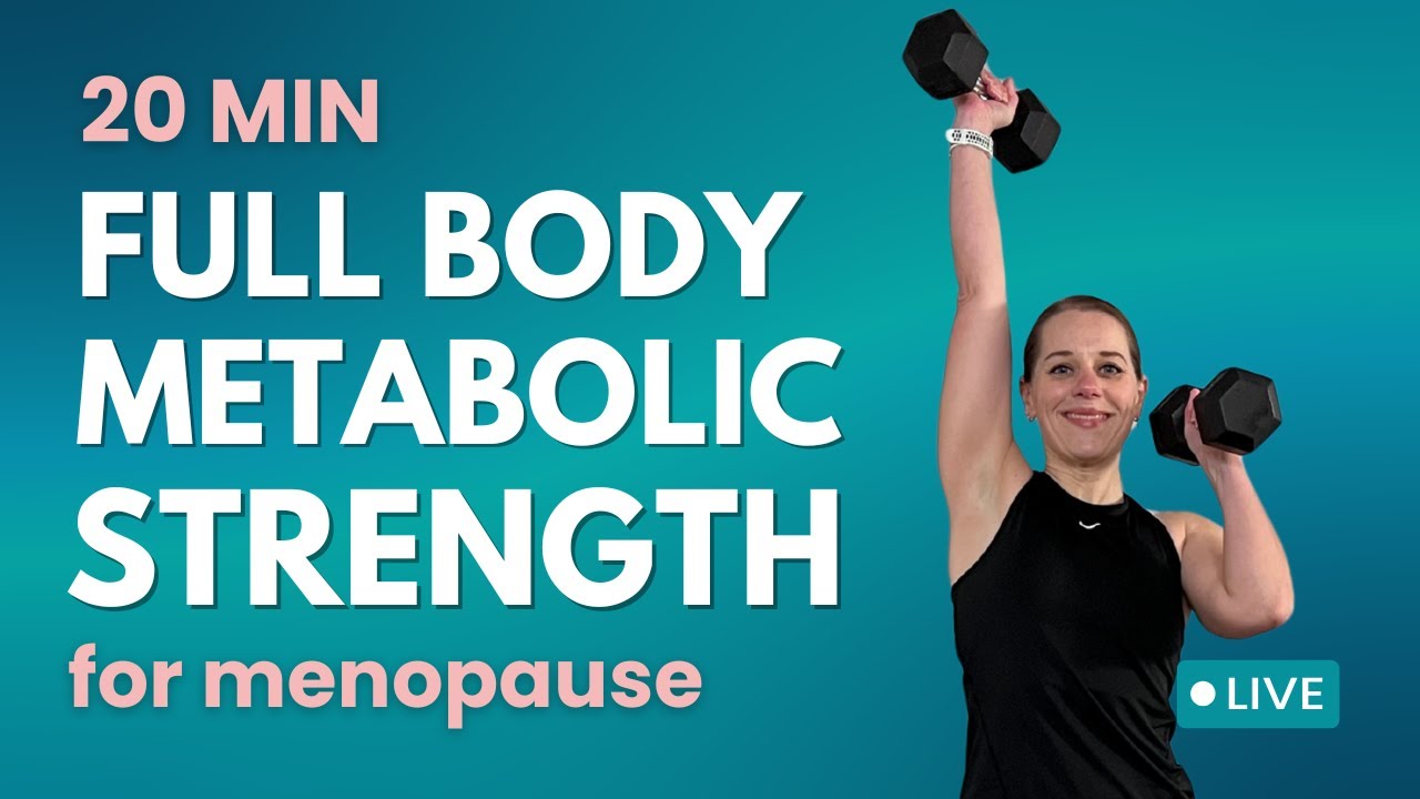 20 Min Dumbbell Workout | Boost Metabolism in Menopause