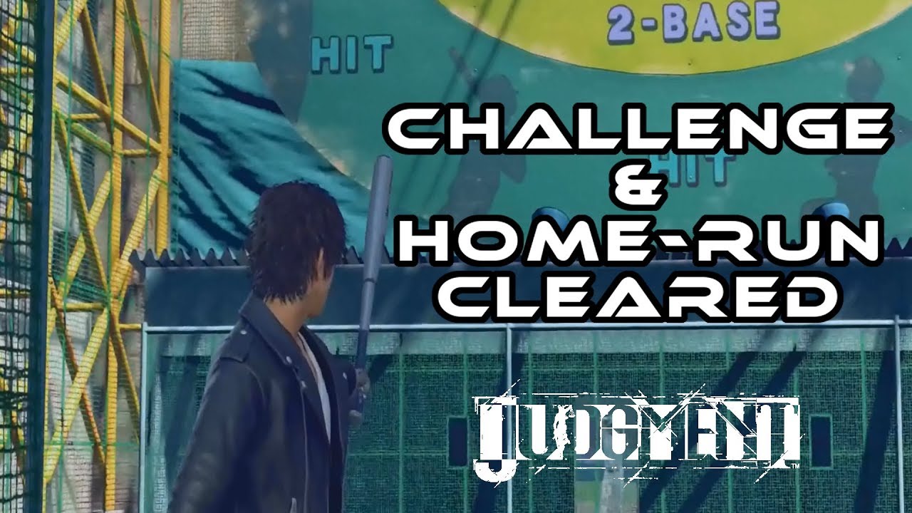 Judgment I Batting Centre - HomeRun & Challenge (All Courses Clear) Guide