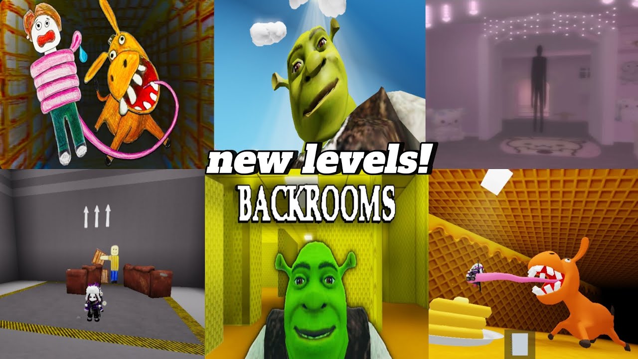 New levels 32,33,34! - Shrek in the backrooms
