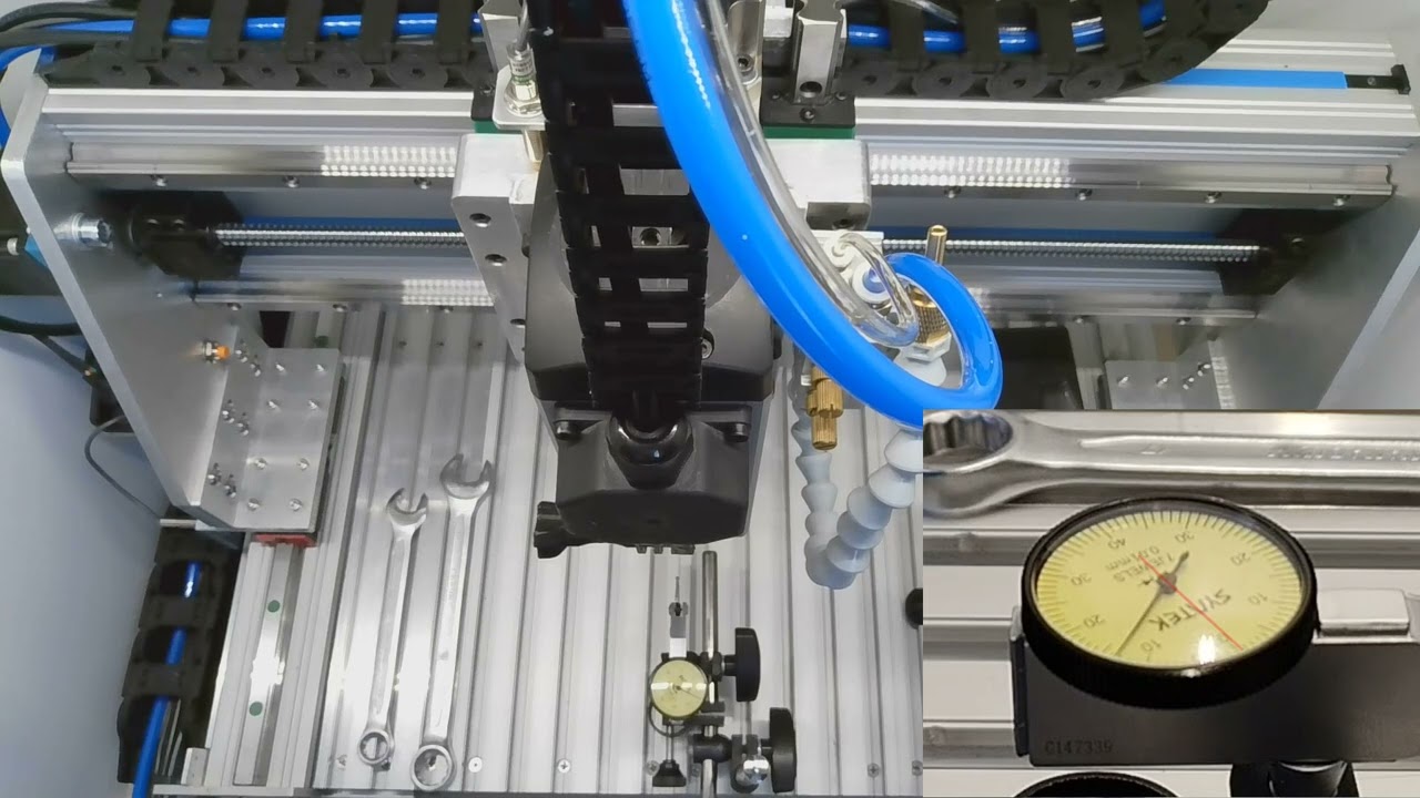 DIY CNC proximity sensor repeatability test