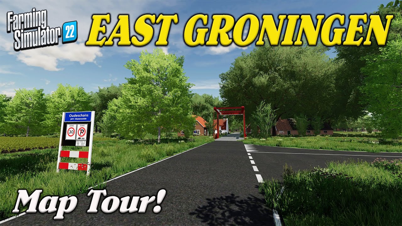“EAST GRONINGEN” FS22 MAP TOUR! | NEW DUTCH MOD MAP! | Farming Simulator 22 (Review) PS5.