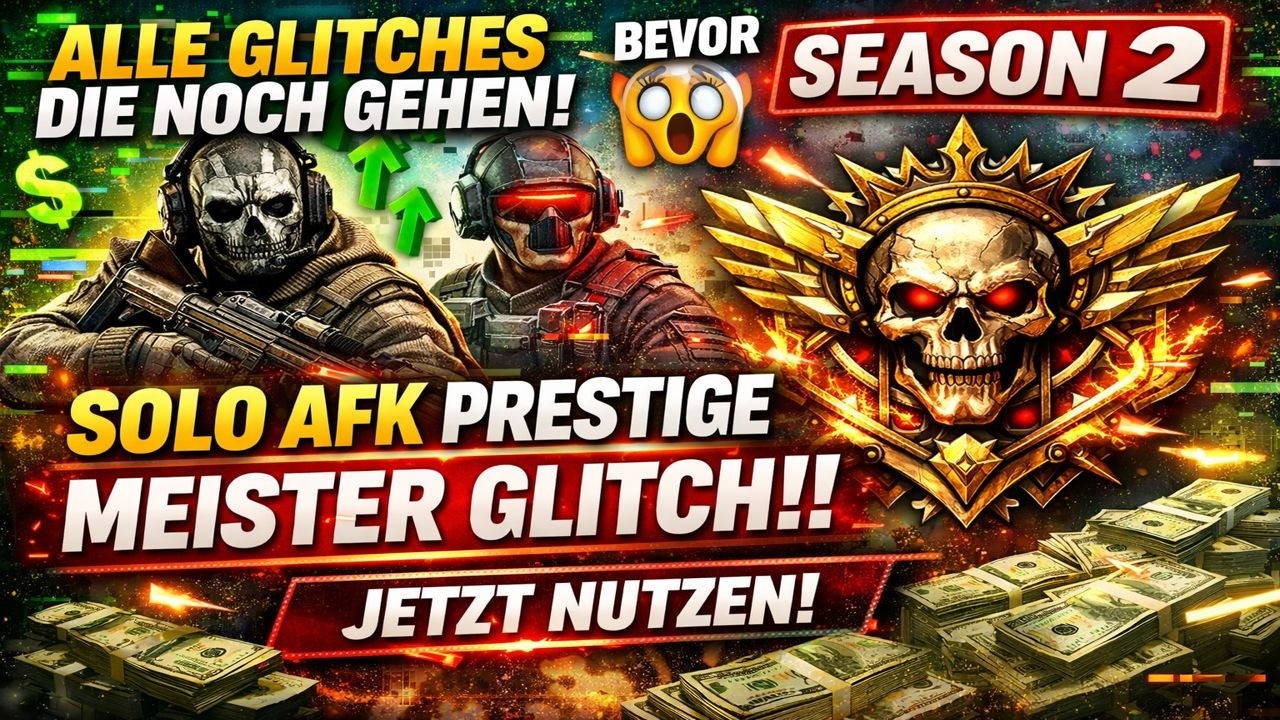 🔥 ALLE GLITCHES DIE NOCH GEHEN bevor Season 2 kommt! 😱 SOLO AFK PRESTIGE MEISTER GLITCH!/BO7 Zombies