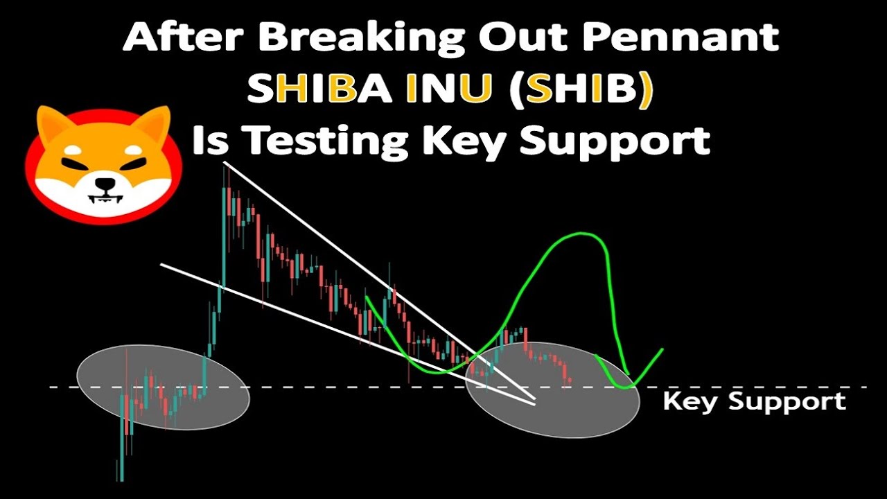 After Breaking Out Pennant SHIBA INU (SHIB) Is Testing Key Support
