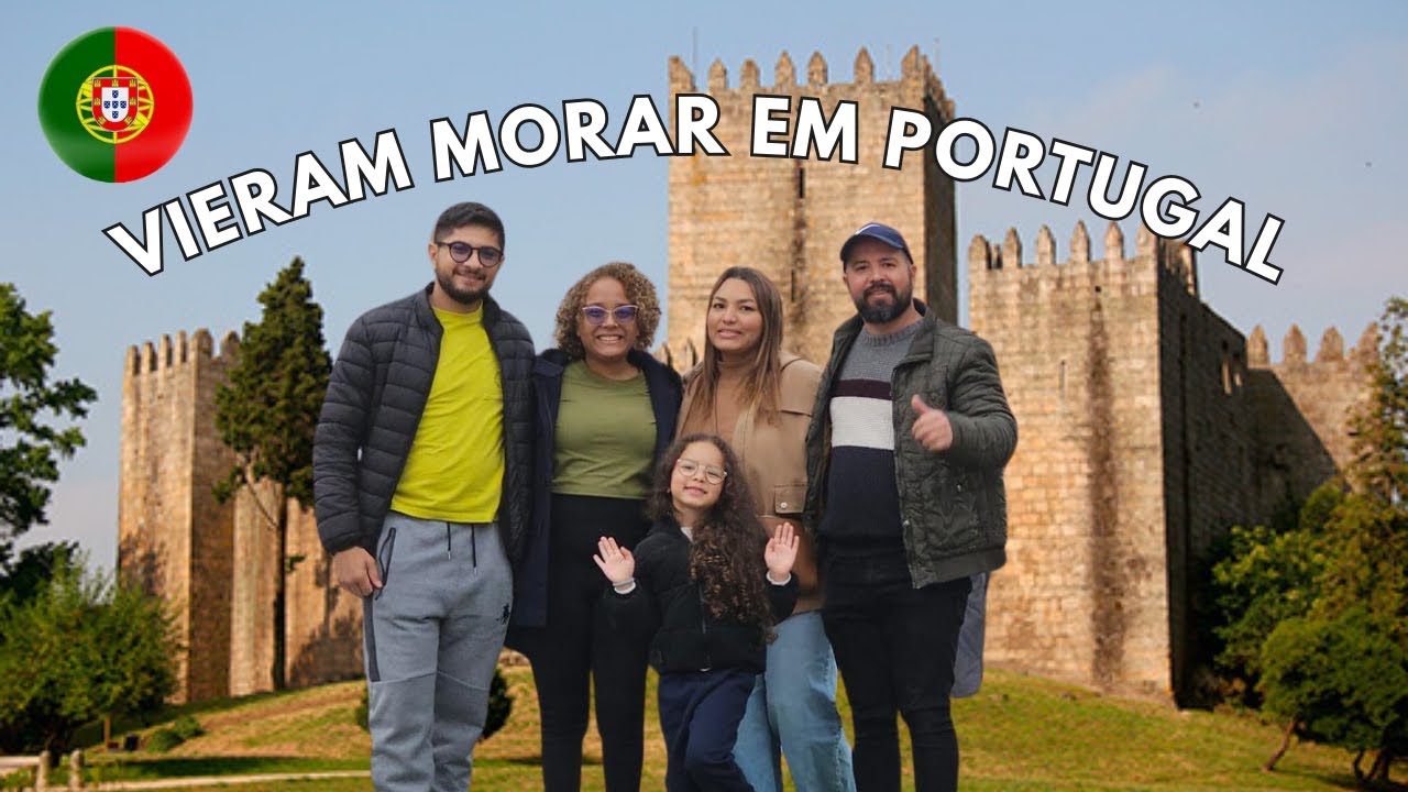 ELES VIERAM MORAR EM PORTUGAL, PRIMEIRO DIA DELES AQUI