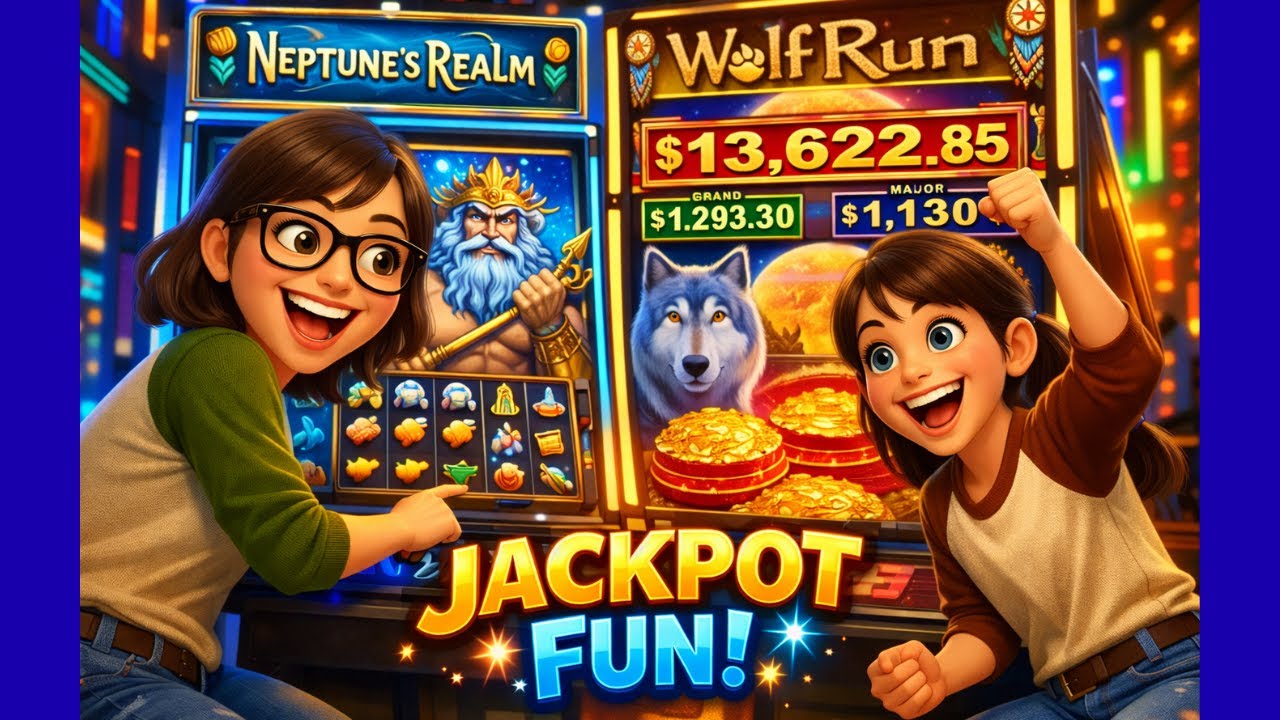 Wolf Run and Neptune’s Realm 🌊🐺 | High Energy Spins & BIG FUN!